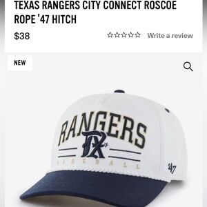 Texas Rangers baseball cap
